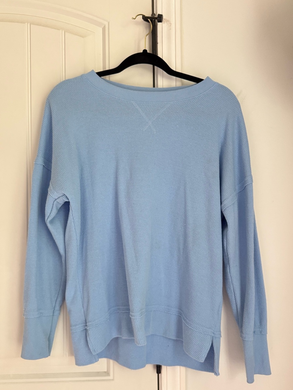 Hippie Rose Light Blue Crewneck Sweater